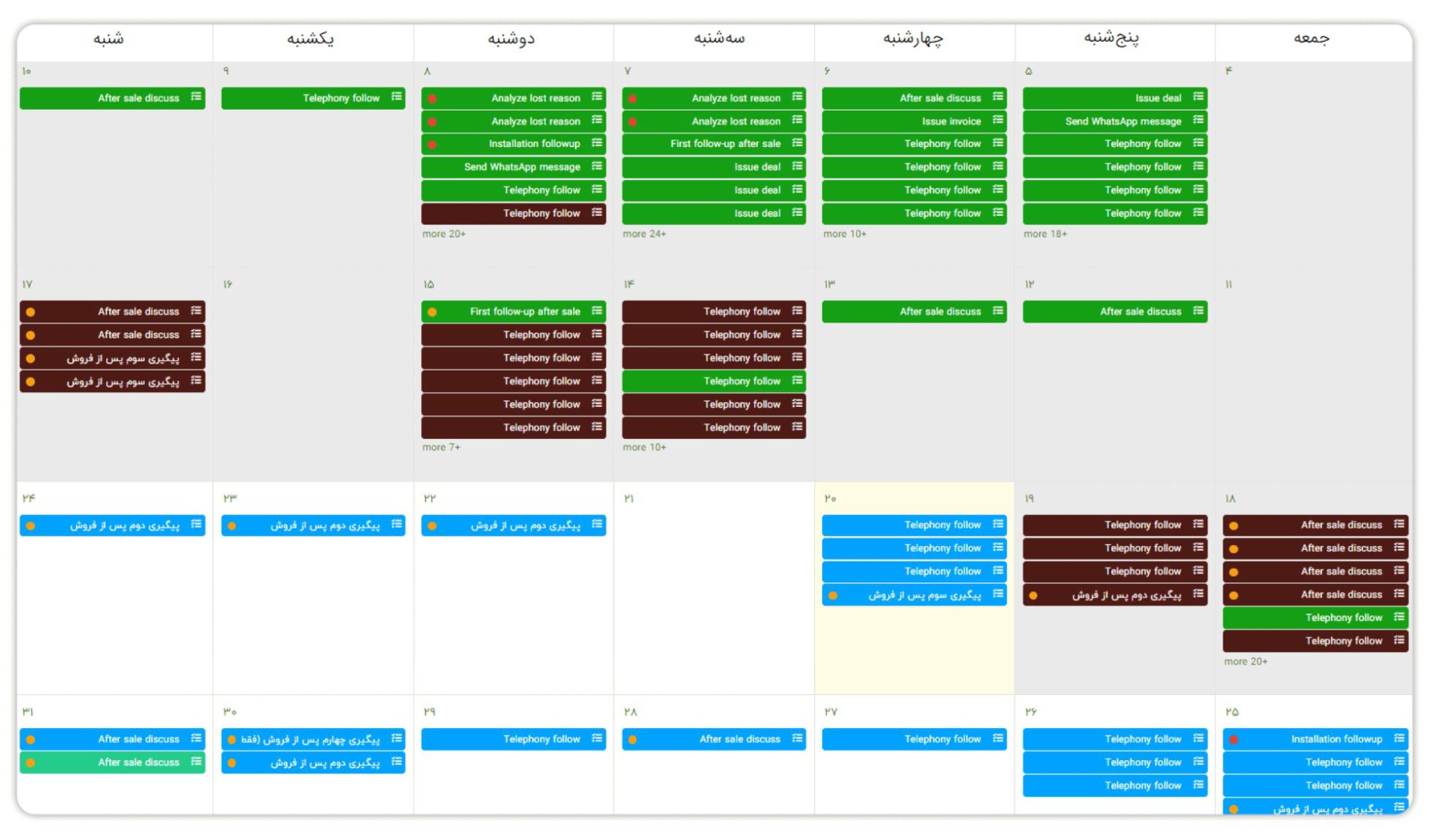 داشبورد جولیو